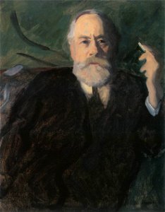 Ferenczy, Károly - Portrait of Pál Szinyei Merse (1910). Free illustration for personal and commercial use.