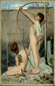 Fernand Pelez - Les tireurs d'arc - PPP4969 - Musée des Beaux-Arts de la ville de Paris