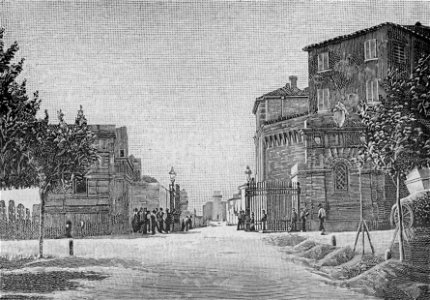 Fermo – Barriera Porta Romana (xilografia)