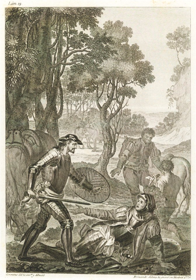 Fernando Selma - Don Quijote derrota o Cavaleiro dos Espelhos