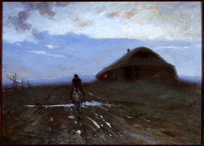 Ferdynand Ruszczyc - Wayside inn - MP 450 - National Museum in Warsaw