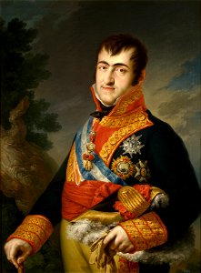 Fernando VII - Vicente López. Free illustration for personal and commercial use.