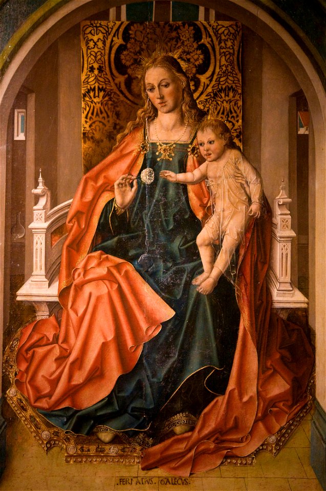 Fernando gallego-Virgen de la Rosa