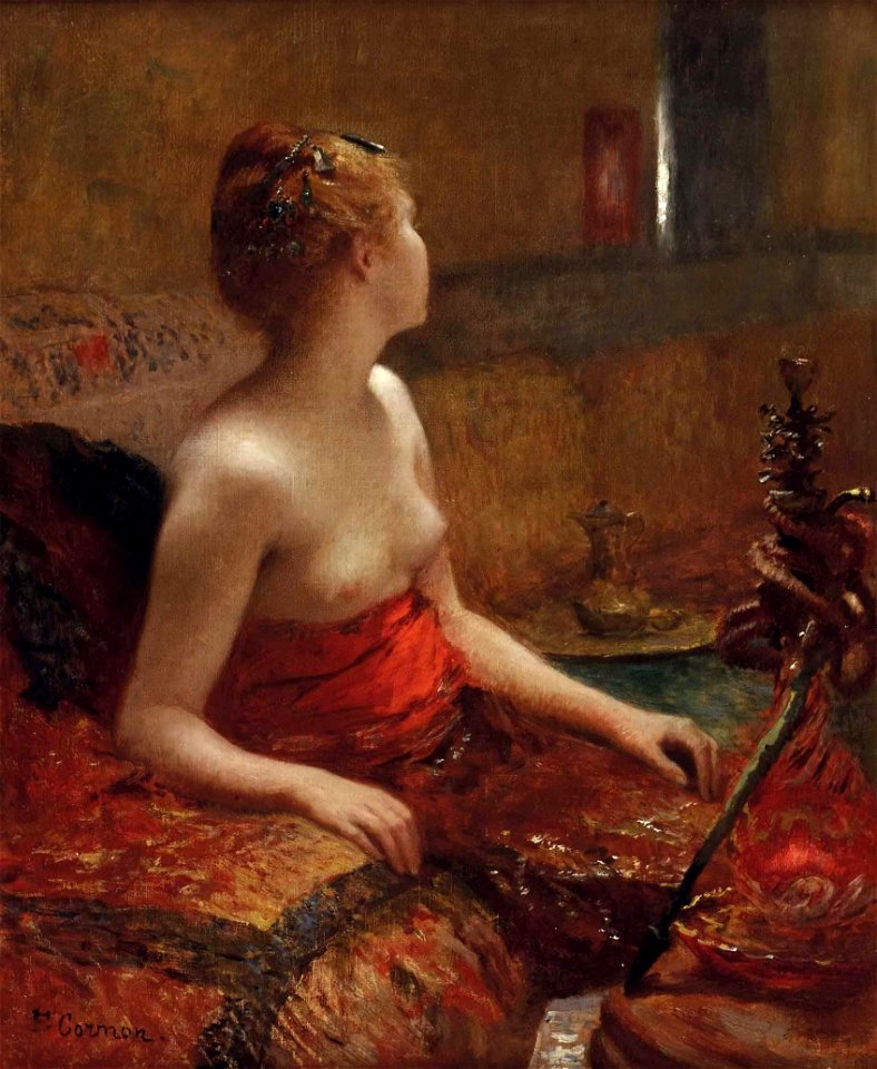 Fernand Cormon In Erwartung