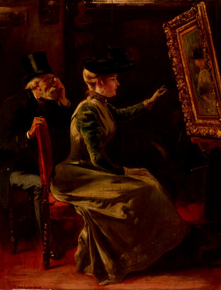 Fernand de Launay - In the Artist's Studio - MNK XII-A-59 - National Museum Kraków