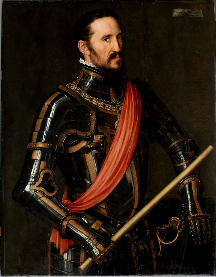 Fernando Álvarez de Toledo, III Duque de Alba, retratado por Antonio Moro