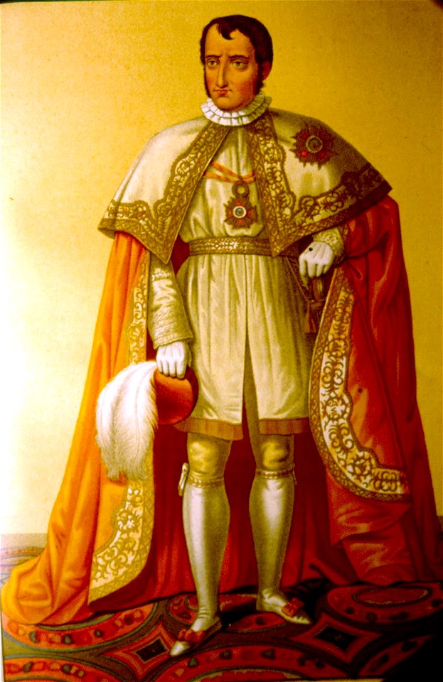 Fernando VII con el manto de la Orden de Isabel la Católica