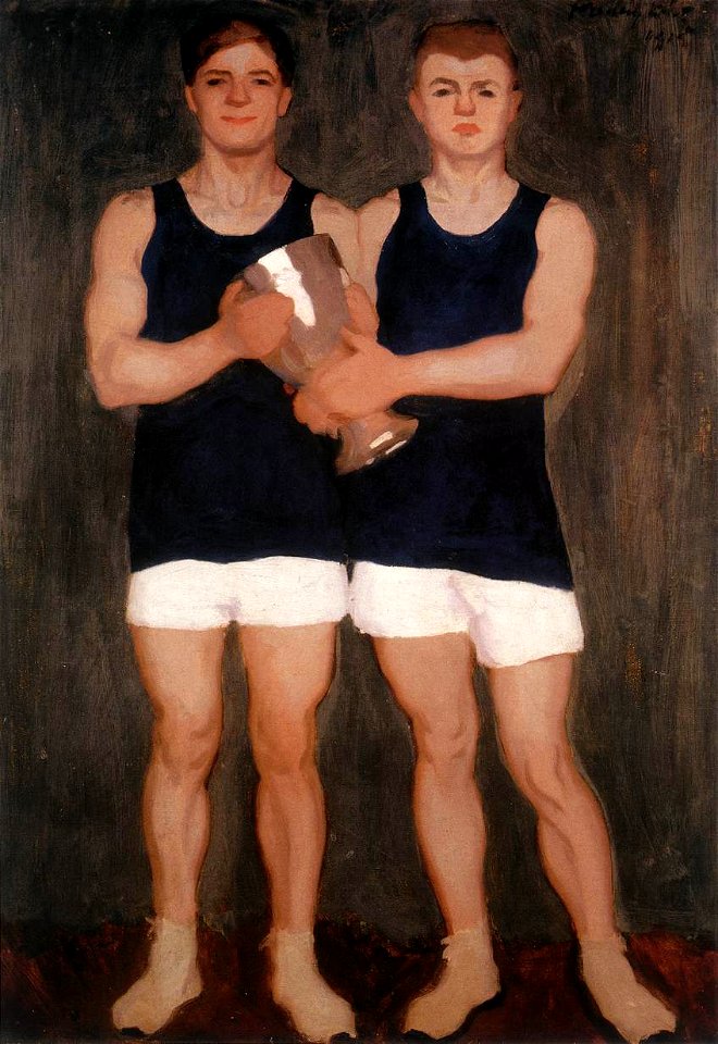 Ferenczy, Károly - Athletes (1915)