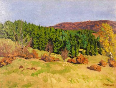 Ferenczy, Károly - Izvora in Autumn (1909)