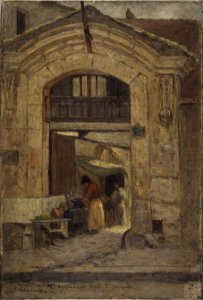 Fernand Maillaud - Porte rue Saint-Jacques - P575 - Musée Carnavalet