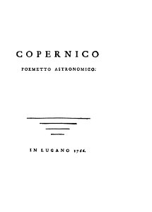 Ferrari, Giulio – Copernico, 1766 – BEIC 1516540