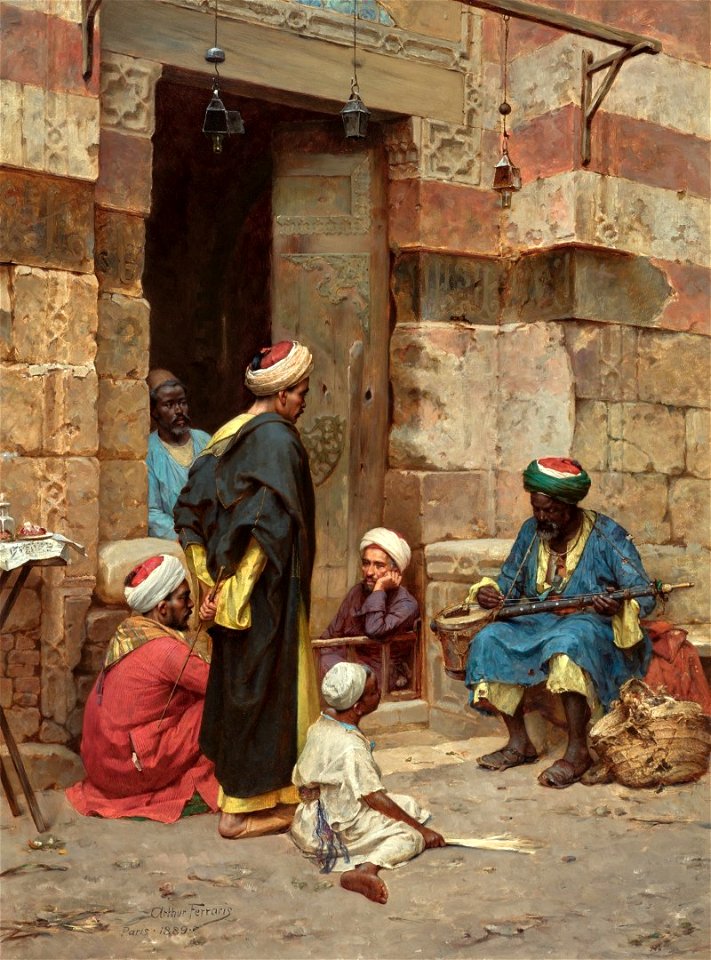 The Musician by Arthur Von Ferraris, 1889