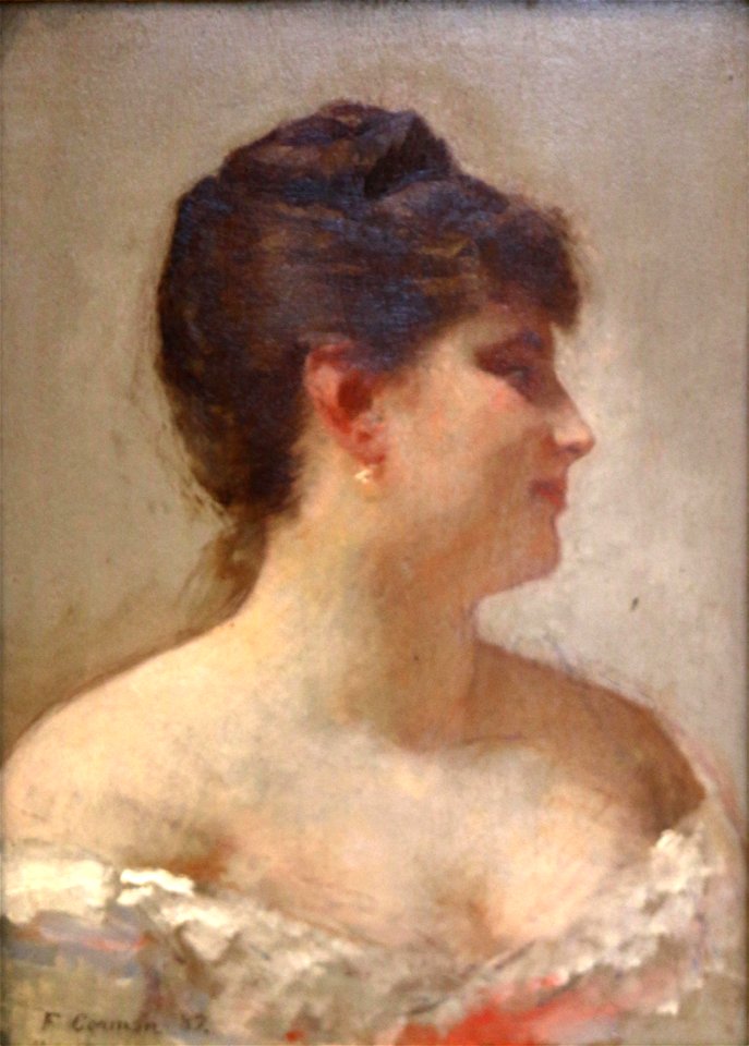 Fernand Cormon-Portrait de Madame Cormon