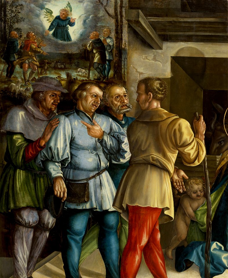 Melchior Feselen - Verkündigung und Anbetung der Hirten (1531)