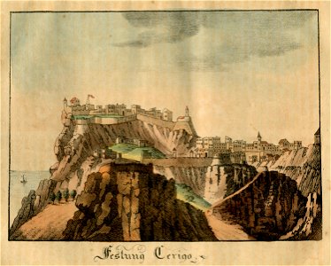 Fesrung Cerigo - Griechenland- Die Ionischen Inseln Nach Den Neuesten Und Beste Quellen Bearbeitet Schweidnitz Świdnica Ca - 1825