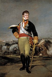 Fernando VII en un campamento