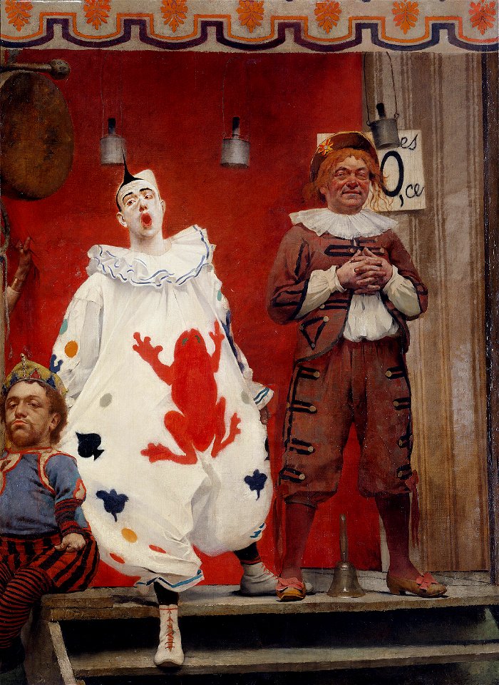 Fernand Pelez - Grimaces et misère - Les Saltimbanques (clown blanc et bonisseur) - PPP594(D) - Musée des Beaux-Arts de la ville de Paris