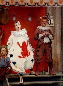 Fernand Pelez - Grimaces et misère - Les Saltimbanques (clown blanc et bonisseur) - PPP594(D) - Musée des Beaux-Arts de la ville de Paris