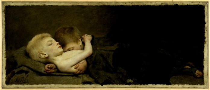 Fernand Pelez - Un nid de misère - PPP593 - Musée des Beaux-Arts de la ville de Paris