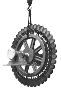 Ferranti copper alternator armature (Rankin Kennedy, Electrical Installations, Vol III, 1903)