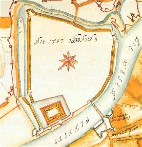 Festung Nienburg Newburg in Lüneburg 1627