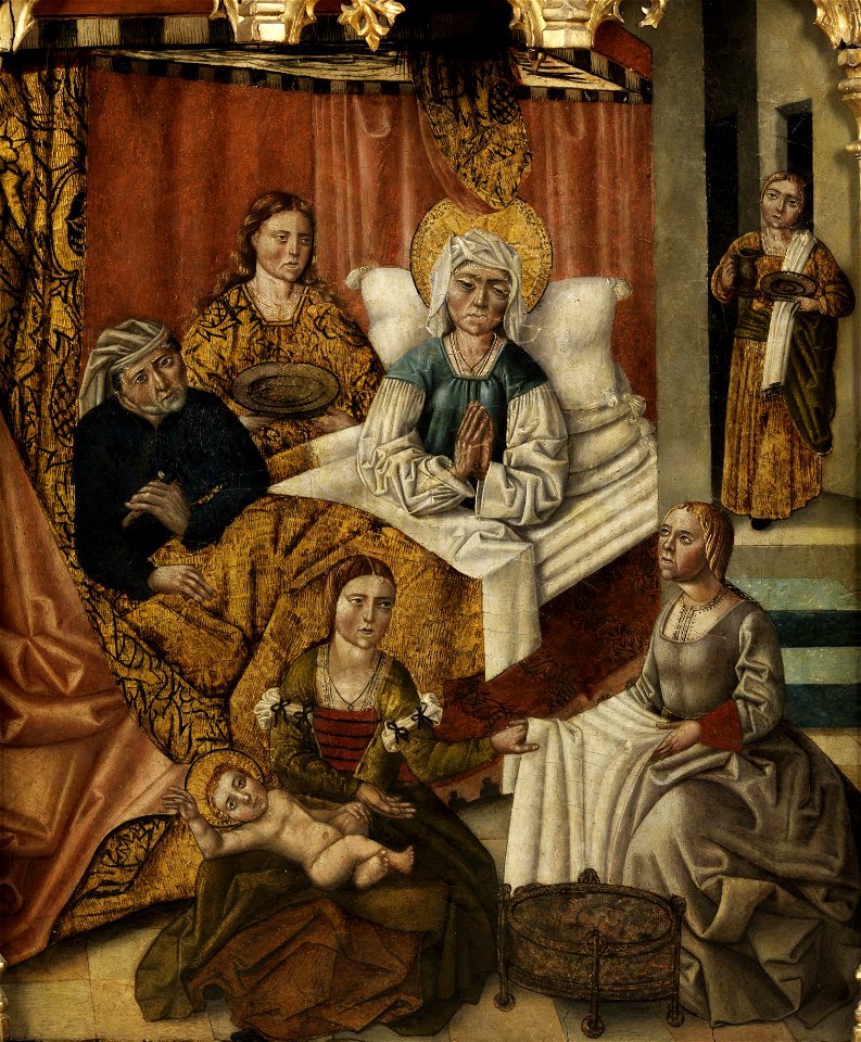 Fernando Gallego (attr) Birth of Mary