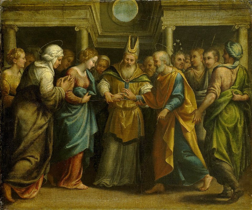 Ferrara - Het huwelijk van Maria met Jozef