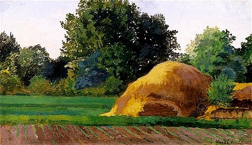 Feszty Landscape with a Haystack