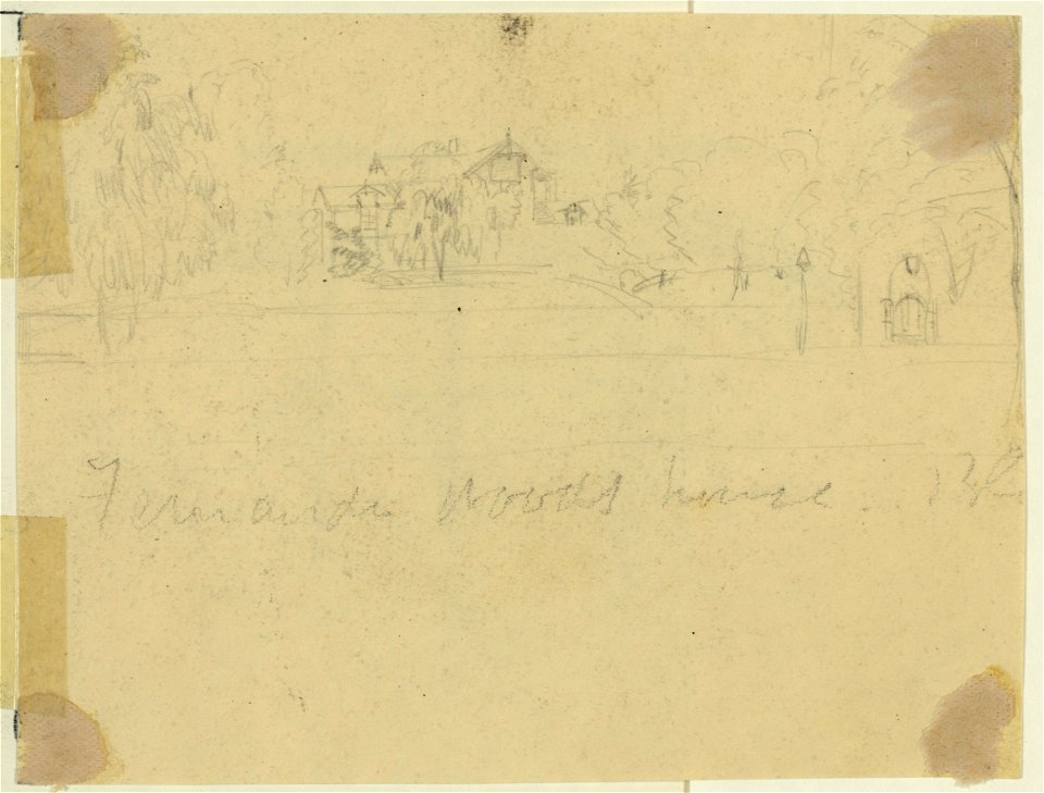 Fernando Woods house. B1 (...) LCCN2004660176