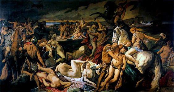 Feuerbach Amazonenschlacht 1873