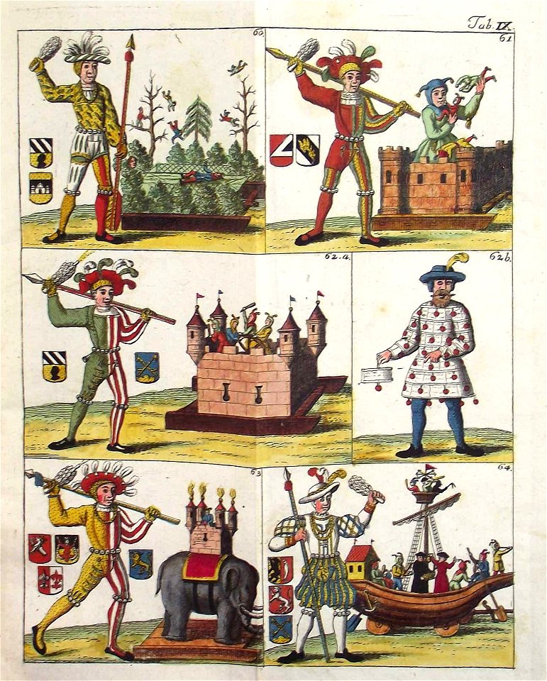 Feuerlein Nürnbergisches Schönbart-Buch 1765 koloriert img05