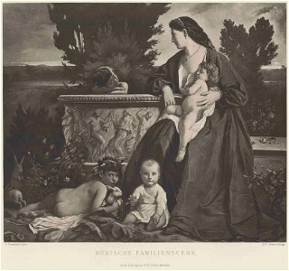 Feuerbach Römische Familienscene
