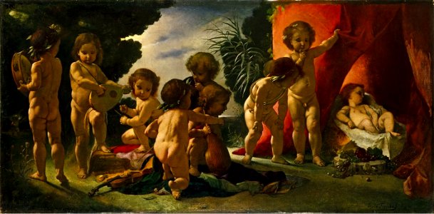 Anselm Feuerbach - Kinderständchen (1860)