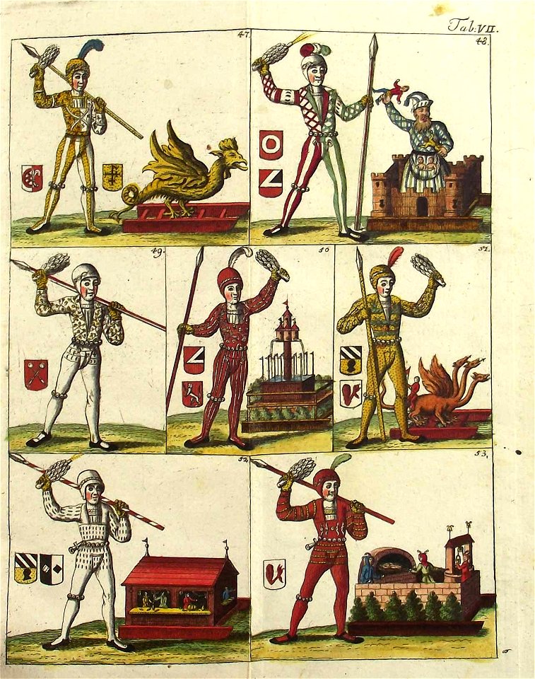 Feuerlein Nürnbergisches Schönbart-Buch 1765 koloriert img04