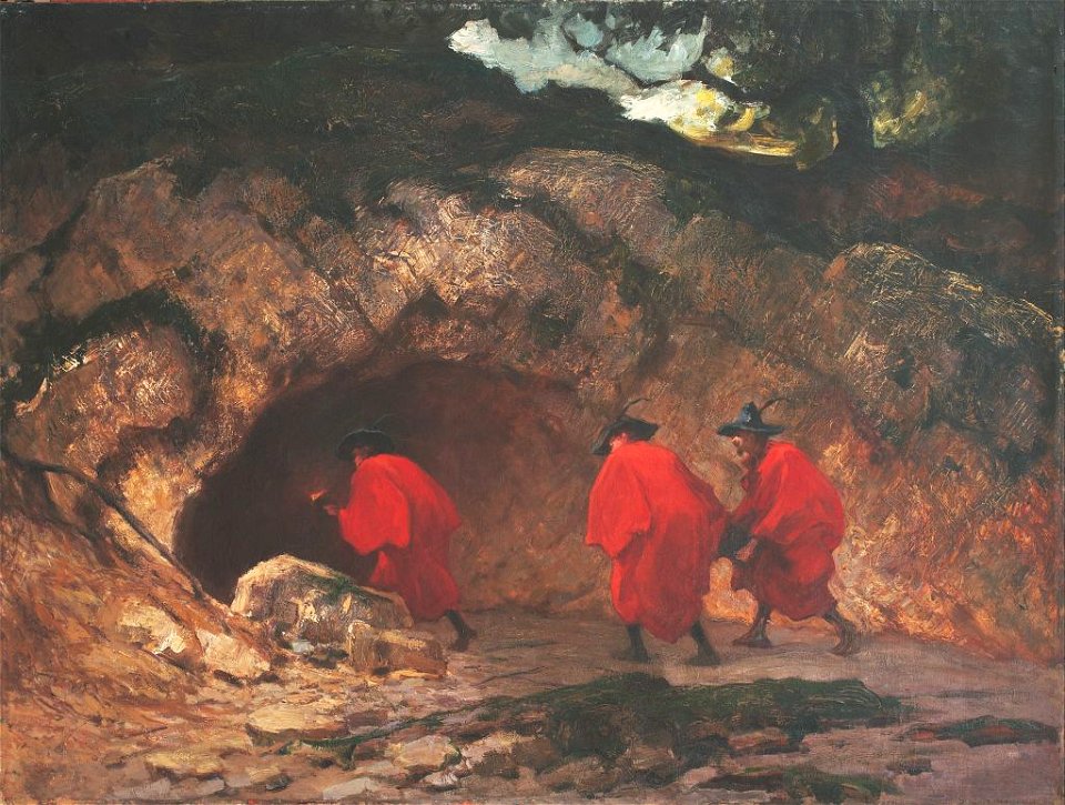 Feszty At the Entry of the Cave