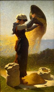 FEYEN-PERRIN François Nicolas - Vanneuse (souvenir de Cancale) (1867)