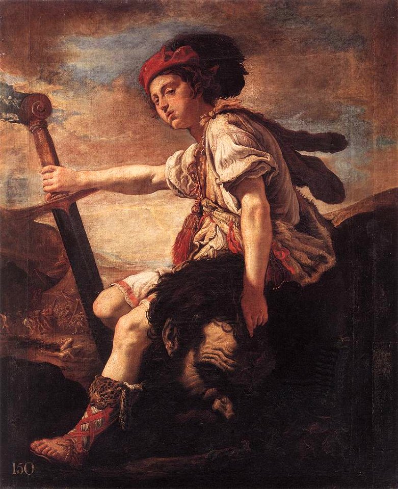Domenico Fetti - David with the Head of Goliath - WGA07844