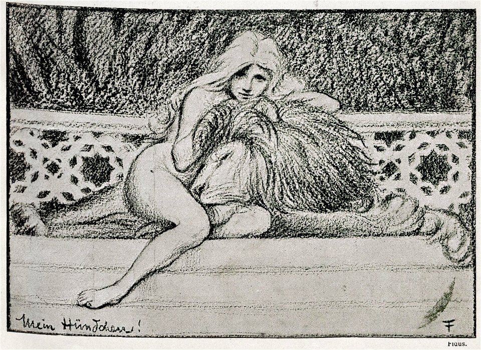 Fidus - Mein Hündchen!, 1908