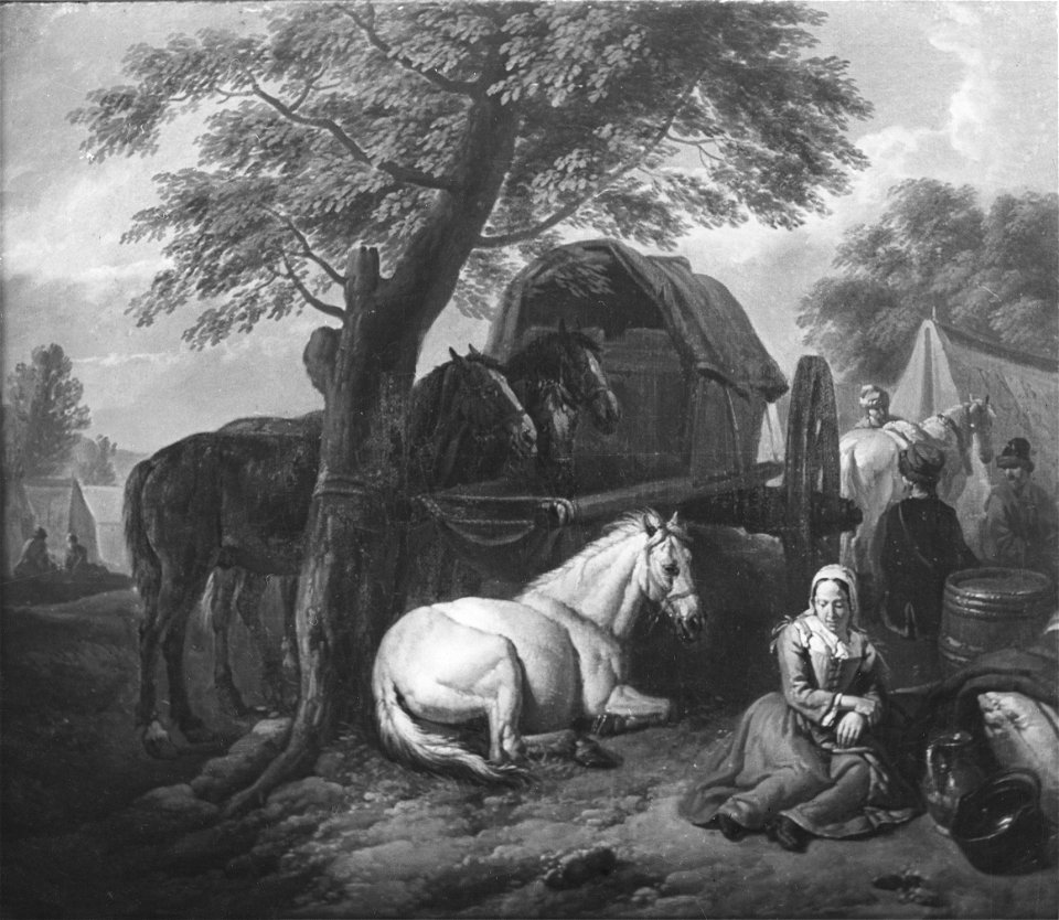 Field Camp (Pieter van Bloemen) - Nationalmuseum - 17288