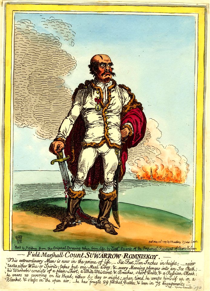 Field Marshall Count Suwarrow-Romniskoy. (BM 1851,0901.981)