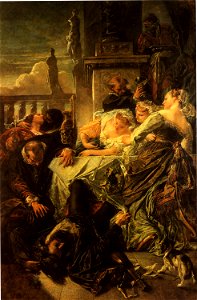 Feuerbach Tod des Pietro Aretino