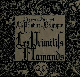 Fierens-Gevaert - La Peinture en Belgique, volume 1 (page 1 crop)