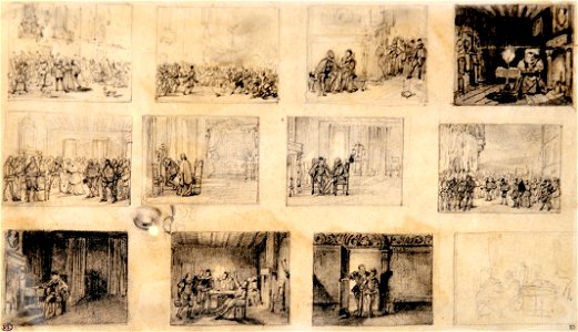 Feuilles d'études pour des compositions historiques-Paul Delaroche-MBA Lyon 2014