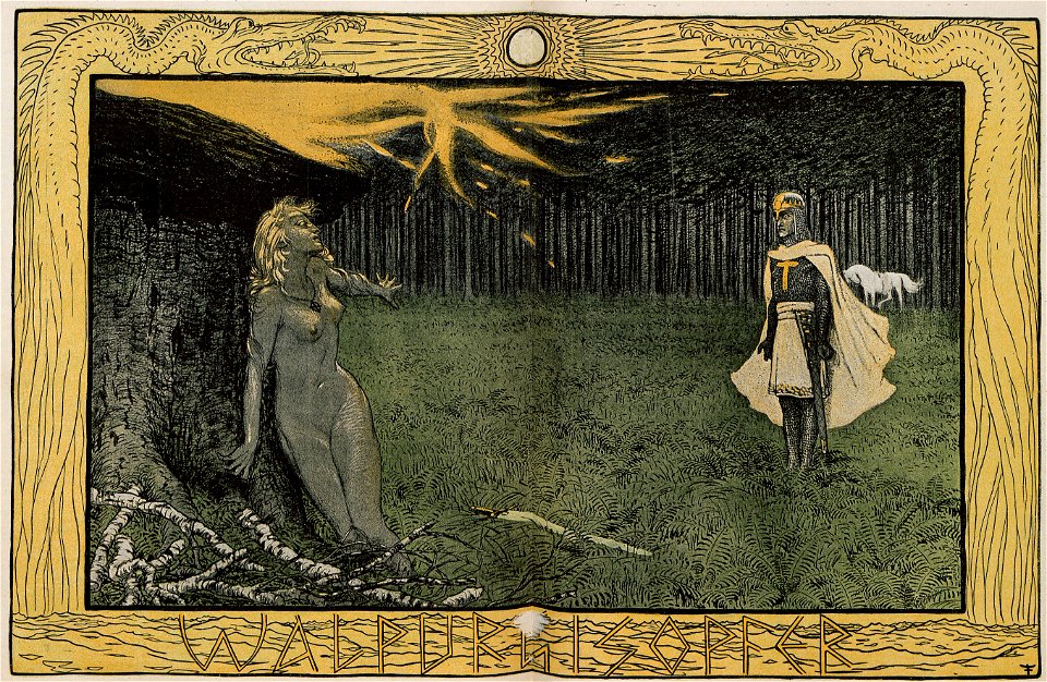 Fidus - Walpurgisopfer (Jugend 1897)
