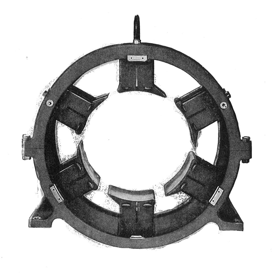 Field magnet of Lundell generator (Rankin Kennedy, Electrical Installations, Vol II, 1909)