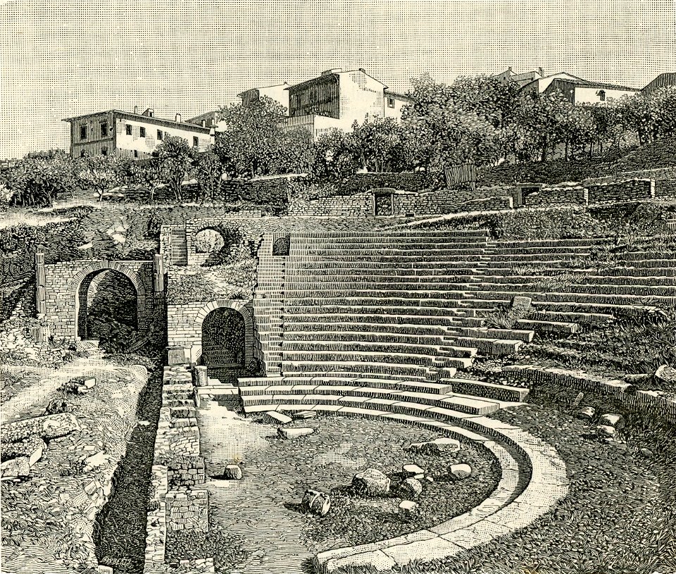 Fiesole avanzi del Teatro Romano