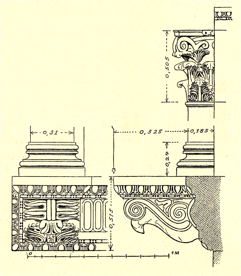 Fig 020 Pilaster und Konsolen der Nischen