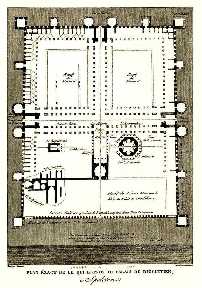 Fig 003 Plan des Palastes nach Clerisseau