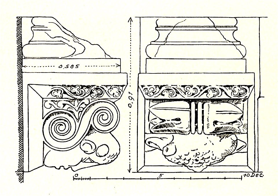 Fig 022 Konsolen mit angearbeiteter Basis