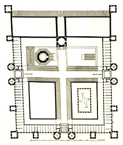 Fig 052 Obergeschoß der Türme, Tore und Außenflügel. Wiederherstellung